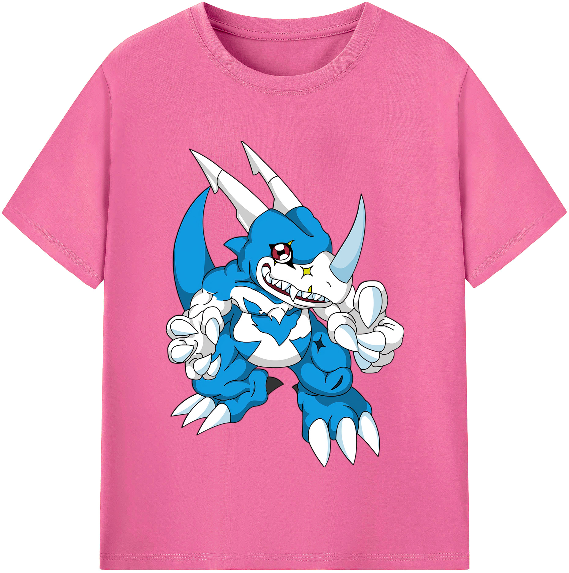 （画像用） Digimon デジタルモンスター/デジモン レディースカジュアルプリントTシャツ（綿100％）